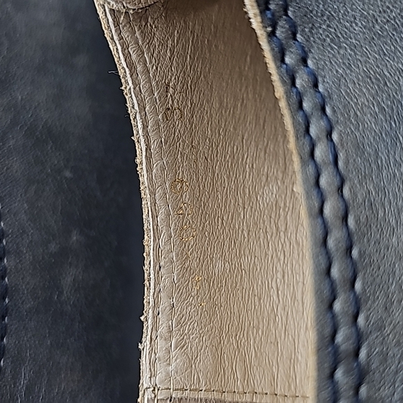 All Black womens block Heeled oxfords size 37 - Picture 5 of 5